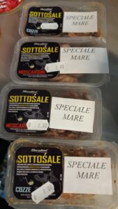 esca sotto sale